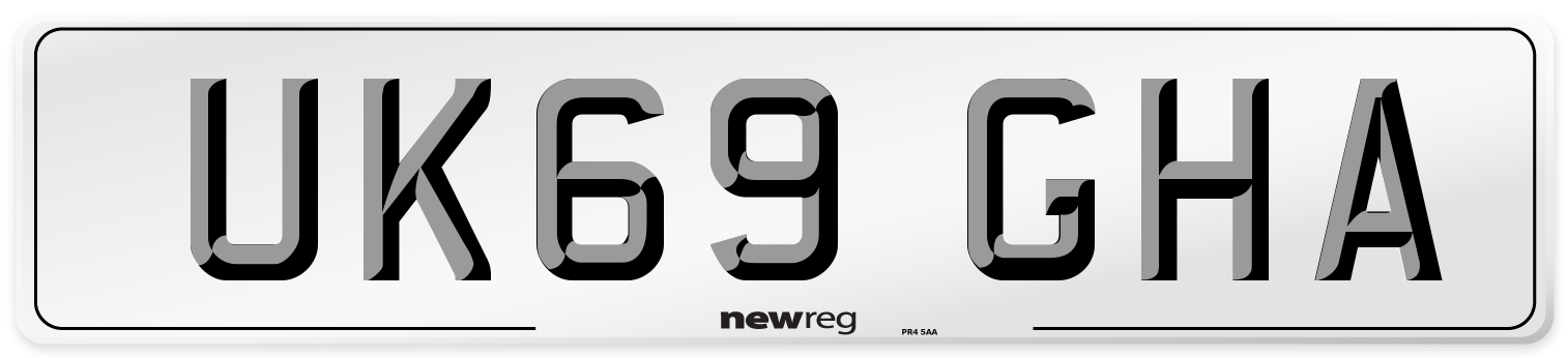 UK69 GHA Number Plate from New Reg